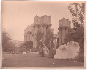 156 Colonnade and statues